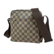 Louis Vuitton Vintage Pre-owned Canvas axelremsvskor Beige, Dam