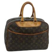 Louis Vuitton Vintage Pre-owned Canvas handvskor Brown, Dam