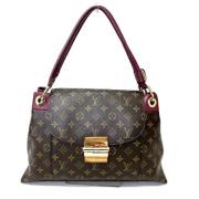 Louis Vuitton Vintage Pre-owned Canvas axelremsvskor Brown, Dam