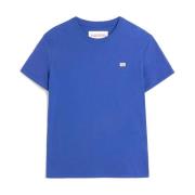 Valentino Garavani Avslappnad Bomull T-shirt i Svart Blue, Herr