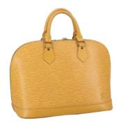 Louis Vuitton Vintage Pre-owned Laeder handvskor Yellow, Dam