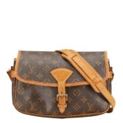 Louis Vuitton Vintage Pre-owned Canvas crossbodyvskor Brown, Dam