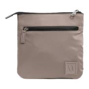 Armani Exchange Stilig Crossbody-väska med Justerbar Rem Gray, Herr