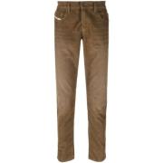 Diesel Strukturerade Jeans Brown, Herr