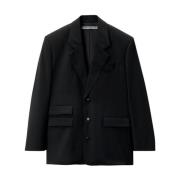 Alexander Wang Oversized Blazer med Raffinerade Detaljer Black, Dam