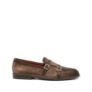 Santoni Malibu Loafer Brown, Herr