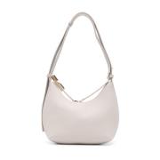 Furla Kornig Textur Beige Axelväska Beige, Dam