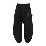 JW Anderson Ankare Logo Jogger Byxor Black, Herr