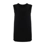 Joseph Silke Crepe Blus Elegant Stil Black, Dam