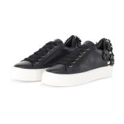 AGL Blommiga Sneakers med Bred Sula Black, Dam