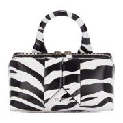 The Attico Elegant Friday Mini Handväska Vit Zebra Black, Dam