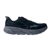 Hoka One One Mocka Sneakers med Logo Applique Black, Herr