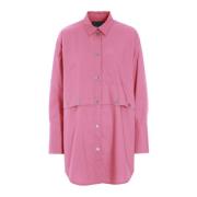 Bitte Kai Rand Bubble Gum Core Cotton Skjorta Pink, Dam