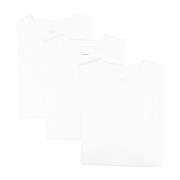 Jil Sander Vit T-shirt 3-pack White, Herr