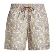 Etro Vita blommiga paisley badshorts Multicolor, Herr