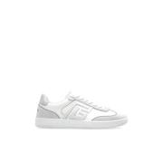 Balmain Sneakers med logotyp White, Dam