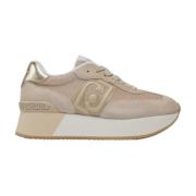 Liu Jo Dam Låga Sneakers Beige, Dam