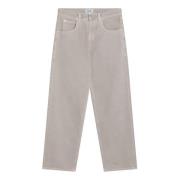 Agolde Regular Fit Denim Jeans Beige, Herr