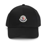 Moncler Svart Hatt Tillbehör för Män Black, Herr