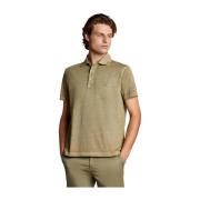 Fay Bomull Jersey Polo Tröja Green, Herr