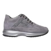 Hogan Grigio Interaktiva Sneakers Gray, Dam