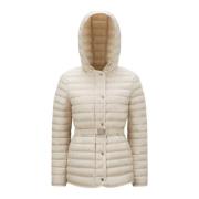 Moncler Quiltad Vinterjacka Beige, Dam