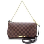 Louis Vuitton Vintage Pre-owned Canvas louis-vuitton-vskor Brown, Dam