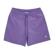 Carhartt Wip Mesh Badshorts Arrenga/Guld Purple, Herr