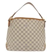 Louis Vuitton Vintage Pre-owned Canvas louis-vuitton-vskor White, Dam