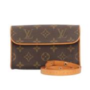 Louis Vuitton Vintage Pre-owned Canvas crossbodyvskor Brown, Dam