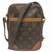 Louis Vuitton Vintage Pre-owned Canvas crossbodyvskor Brown, Dam