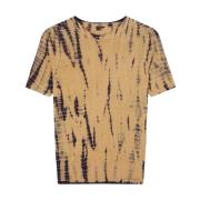 Joseph Tie Dye Stickad Topp Beige, Dam