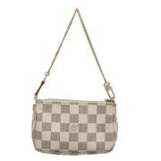 Louis Vuitton Vintage Pre-owned Canvas louis-vuitton-vskor Beige, Dam