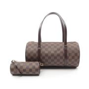 Louis Vuitton Vintage Pre-owned Canvas handvskor Brown, Dam