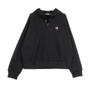 Fila Svart Floresha Cropped Hoodie Kvinnor Black, Dam