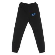 Iuter Svarta Sweatpants Tracksuit Elastisk Midja Fickor Black, Herr