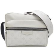 Louis Vuitton Vintage Pre-owned Laeder crossbodyvskor White, Dam