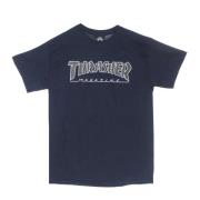 Thrasher Navy/Black Herr T-shirt Blue, Herr