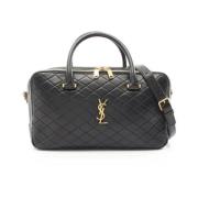 Yves Saint Laurent Vintage Pre-owned Laeder handvskor Black, Dam