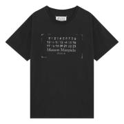 Maison Margiela Kortärmad rund hals T-shirt Black, Dam