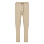 Corneliani Bomullssnörbyxor med Fickor Beige, Herr