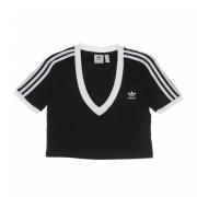 Adidas Klassisk Cropped Tee för Kvinnor Black, Dam