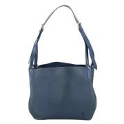 Louis Vuitton Vintage Pre-owned Laeder louis-vuitton-vskor Blue, Dam