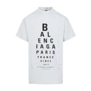 Balenciaga Vit T-shirt & Polo Kollektion White, Herr