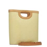 Louis Vuitton Vintage Pre-owned Laeder handvskor Beige, Dam