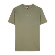 Tommy Jeans Grön Regular Fit Kortärmad T-shirt Green, Herr