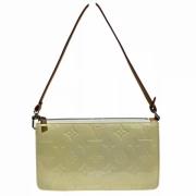 Louis Vuitton Vintage Pre-owned Tyg kuvertvskor Beige, Dam