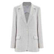 Kocca Stiliga Blazers för en chic look White, Dam