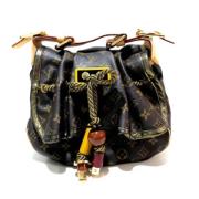 Louis Vuitton Vintage Pre-owned Bomull louis-vuitton-vskor Brown, Dam