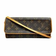 Louis Vuitton Vintage Pre-owned Canvas kuvertvskor Brown, Dam